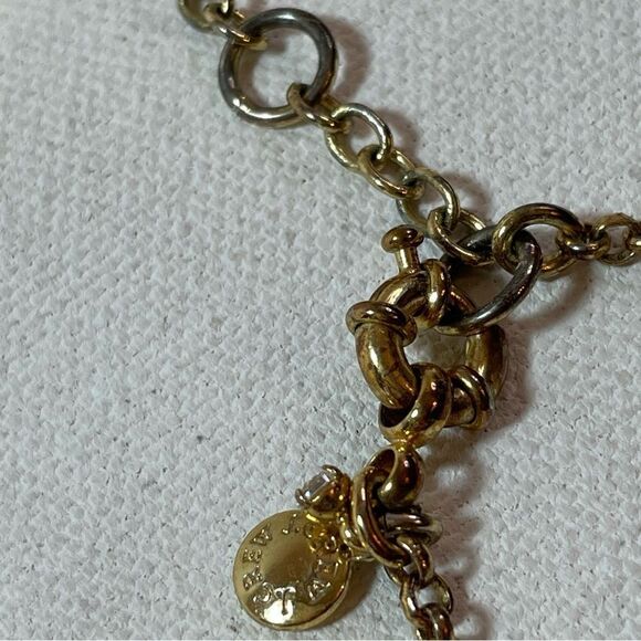 J. Crew statement necklace blues and gold - Picture 7 of 7